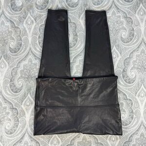 Womens Spanx Faux Leather Leggings